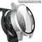 For Huawei Watch GT2 46mm 2 in 1 Tempered Glass Screen Protector + Fully Plating PC Case(Silver)
