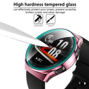 For Huawei Watch GT2e 2 in 1 Tempered Glass Screen Protector + Fully Plating PC Case(Pink)