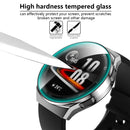 For Huawei Watch GT2e 2 in 1 Tempered Glass Screen Protector + Fully Plating PC Case(Silver)