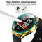For Huawei Watch GT2e 2 in 1 Tempered Glass Screen Protector + Fully Plating PC Case(Golden)