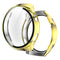 For Huawei Watch GT2e 2 in 1 Tempered Glass Screen Protector + Fully Plating PC Case(Golden)