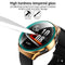 For Huawei Watch GT2e 2 in 1 Tempered Glass Screen Protector + Fully Plating PC Case(Rose Gold)
