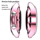 For Samsung Galaxy Watch 3 41mm Electroplating Hollow Half-pack TPU Protective Case(Fink)