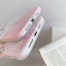 For iPhone 12 / 12 Pro Plating Splicing Pattern Soft TPU Protective Case(Apple Blossom)