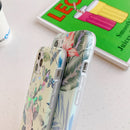 For iPhone 12 / 12 Pro Laser Pattern Soft TPU Protective Case(Red Flower)