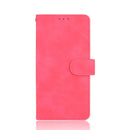 For Sony Xperia 10 Plus Solid Color Skin Feel Magnetic Buckle Horizontal Flip Calf Texture PU Leather Case with Holder & Card Slots & Wallet(Rose Red)