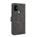 For UMIDIGI Power 3 Solid Color Skin Feel Magnetic Buckle Horizontal Flip Calf Texture PU Leather Case with Holder & Card Slots & Wallet(Black)