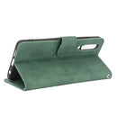 For Huawei P30 Solid Color Skin Feel Magnetic Buckle Horizontal Flip Calf Texture PU Leather Case with Holder & Card Slots & Wallet(Green)