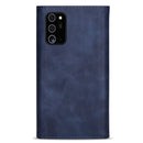 For Samsung Galaxy Note20 Ultra Skin Feel Zipper Horizontal Flip Leather Case with Holder & Card Slots & Photo Frame & Lanyard & Long Rope(Blue)