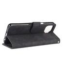 For Motorola Moto G 5G Plus Solid Color Skin Feel Magnetic Buckle Horizontal Flip Calf Texture PU Leather Case with Holder & Card Slots & Wallet(Black)