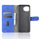 For Motorola Moto G 5G Plus Solid Color Skin Feel Magnetic Buckle Horizontal Flip Calf Texture PU Leather Case with Holder & Card Slots & Wallet(Blue)