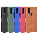 For Motorola Moto G 5G Plus Solid Color Skin Feel Magnetic Buckle Horizontal Flip Calf Texture PU Leather Case with Holder & Card Slots & Wallet(Blue)