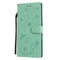 For Samsung Galaxy Note 20 Ultra Cat Bee Embossing Pattern Shockproof Horizontal Flip Leather Case with Holder & Card Slots & Wallet(Green)