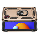 For Samsung Galaxy A01 Core Shockproof TPU + PC Protective Case with 360 Degree Rotating Holder(Gold)