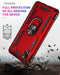 For Samsung Galaxy A01 Core Shockproof TPU + PC Protective Case with 360 Degree Rotating Holder(Silver)