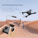 LS-XT6 4K Double Camera Foldable RC Quadcopter Mini Drone Remote Control Aircraft, Storage Bag
