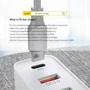 FXCTL-WYA0G 100W 5A USB-C / Type-C to Type-C 180 Degree Rotating Elbow Fast Charging Cable, Length:2m(Grey)