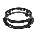 Motorcycle 7 inch Round Headlight Ring Mounting Bracket for Harley Davidson (Black)