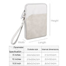 For 10 inch or Below Tablet ND00S Felt Sleeve Protective Case Inner Carrying Bag(Light Grey)
