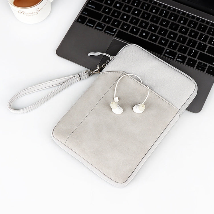 For 10 inch or Below Tablet ND00S Felt Sleeve Protective Case Inner Carrying Bag(Light Grey)