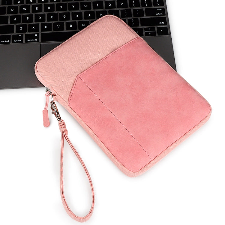 For 10 inch or Below Tablet ND00S Felt Sleeve Protective Case Inner Carrying Bag(Pink)