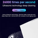 YJK028 3.7V 250mAh Second Generation Ultrasonic Ion Cleansing Instrument(White)