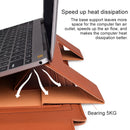 PU05 Sleeve Leather Case Carrying Bag for 13.3 inch Laptop(Yellow)