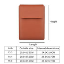 PU05 Sleeve Leather Case Carrying Bag for 13.3 inch Laptop(Green)