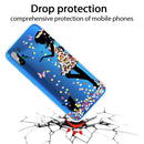 For Xiaomi Redmi 9A Coloured Drawing Pattern Highly Transparent TPU Protective Case(Girl)