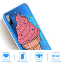 For Xiaomi Redmi 9A Coloured Drawing Pattern Highly Transparent TPU Protective Case(Big Cone)