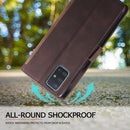 For Samsung Galaxy Note 20 Ultra Retro Splicing Horizontal Flip Leather Case with Card Slots & Holder & Wallet(Brown)