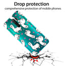 For Xiaomi Redmi 9 Coloured Drawing Pattern Highly Transparent TPU Protective Case(Alpaca)