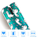 For Xiaomi Redmi 9 Coloured Drawing Pattern Highly Transparent TPU Protective Case(Alpaca)