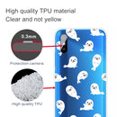 For Xiaomi Redmi 9A Coloured Drawing Pattern Highly Transparent TPU Protective Case(White Sea Lion)