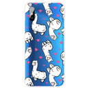 For Xiaomi Redmi 9A Coloured Drawing Pattern Highly Transparent TPU Protective Case(Alpaca)