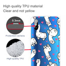 For Xiaomi Redmi 9A Coloured Drawing Pattern Highly Transparent TPU Protective Case(Alpaca)