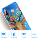 For Xiaomi Redmi 9A Coloured Drawing Pattern Highly Transparent TPU Protective Case(Flower Deer)