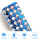 For Xiaomi Redmi 9A Coloured Drawing Pattern Highly Transparent TPU Protective Case(Mini Panda)