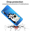 For Xiaomi Redmi 9A Coloured Drawing Pattern Highly Transparent TPU Protective Case(Selfie Dog)