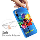 For Xiaomi Redmi 9A Coloured Drawing Pattern Highly Transparent TPU Protective Case(Oil Painting Tree)