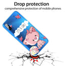 For Xiaomi Redmi 9A Coloured Drawing Pattern Highly Transparent TPU Protective Case(Cute Cat)