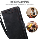 For iPhone 12 mini Retro Splicing Horizontal Flip Leather Case with Card Slots & Holder & Wallet(Black)