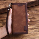 For iPhone 12 mini Retro Splicing Horizontal Flip Leather Case with Card Slots & Holder & Wallet(Brown)