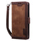 For iPhone 12 / 12 Pro Retro Splicing Horizontal Flip Leather Case with Card Slots & Holder & Wallet(Brown)