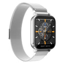 MT28 1.54 inch TFT Screen IP67 Waterproof Business Sport Steel Strip Smart Watch, Support Sleep Monitor / Heart Rate Monitor / Blood Pressure Monitoring(White)