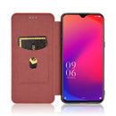 For Doogee X95 Carbon Fiber Texture Horizontal Flip TPU + PC + PU Leather Case with Card Slot & Lanyard(Brown)