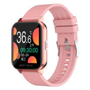 MT28 1.54 inch TFT Screen IP67 Waterproof Business Sport Silicone Strip Smart Watch, Support Sleep Monitor / Heart Rate Monitor / Blood Pressure Monitoring(Rose Gold)