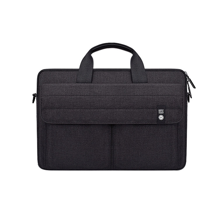 ST08 Handheld Briefcase Carrying Storage Bag without Shoulder Strap for 13.3 inch Laptop(Black)