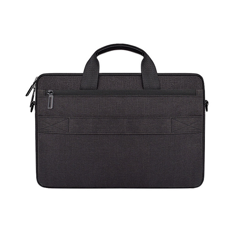 ST08 Handheld Briefcase Carrying Storage Bag without Shoulder Strap for 13.3 inch Laptop(Black)