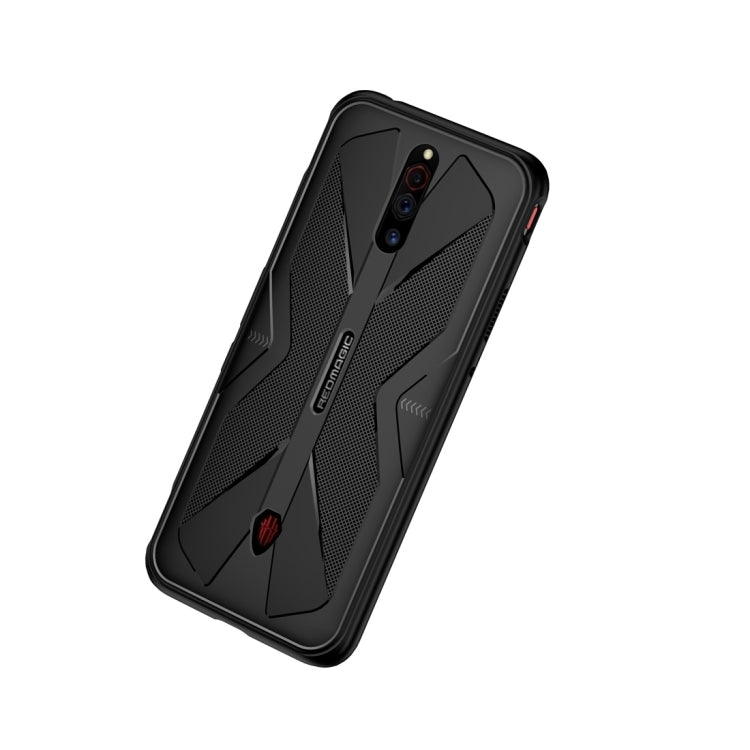 For ZTE nubia Red Magic 5G / 5S Butterfly Shadow Shockproof Rubber TPU Protective Case(Black)
